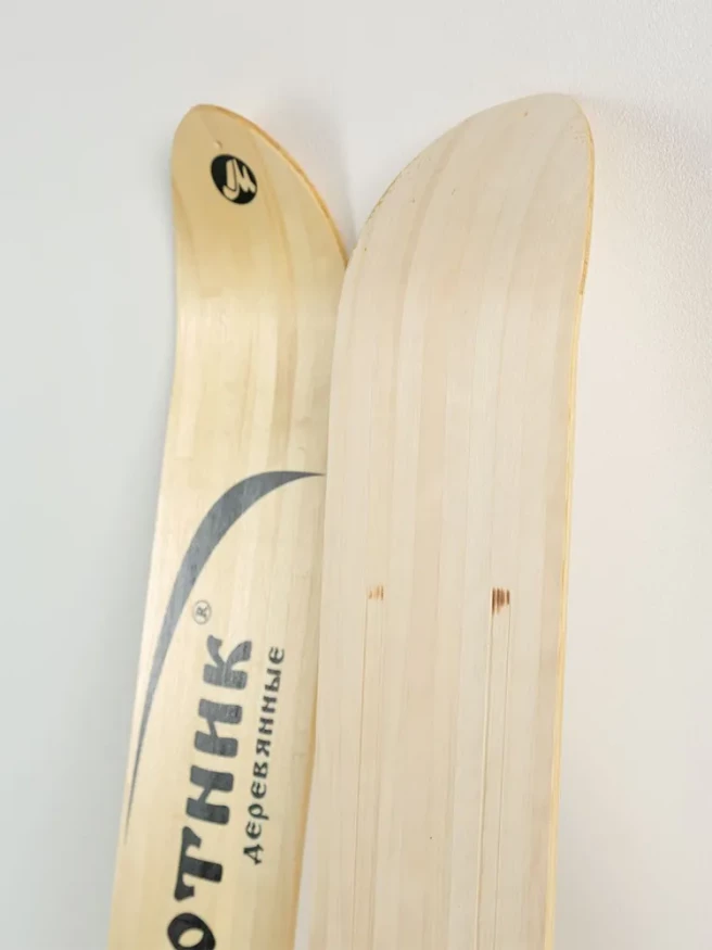 Лыжи Охотник, дерево, длина 120 см, ширина 150 мм