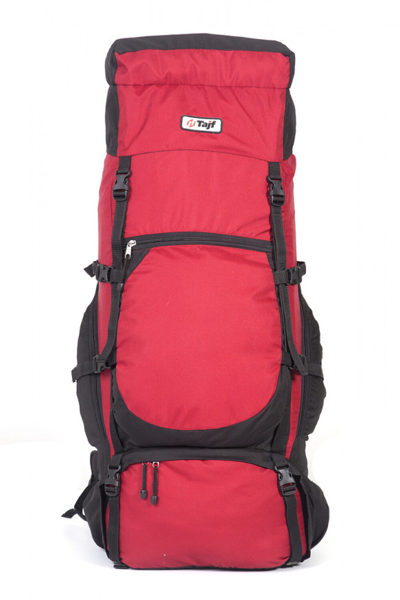 Рюкзак туристический Хальмер 4, с латами, черный-вишня, 80 л, ТАЙФ