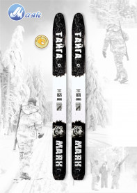 Лыжи Тайга, дерево-пластик, длина 185 см, ширина 150 мм